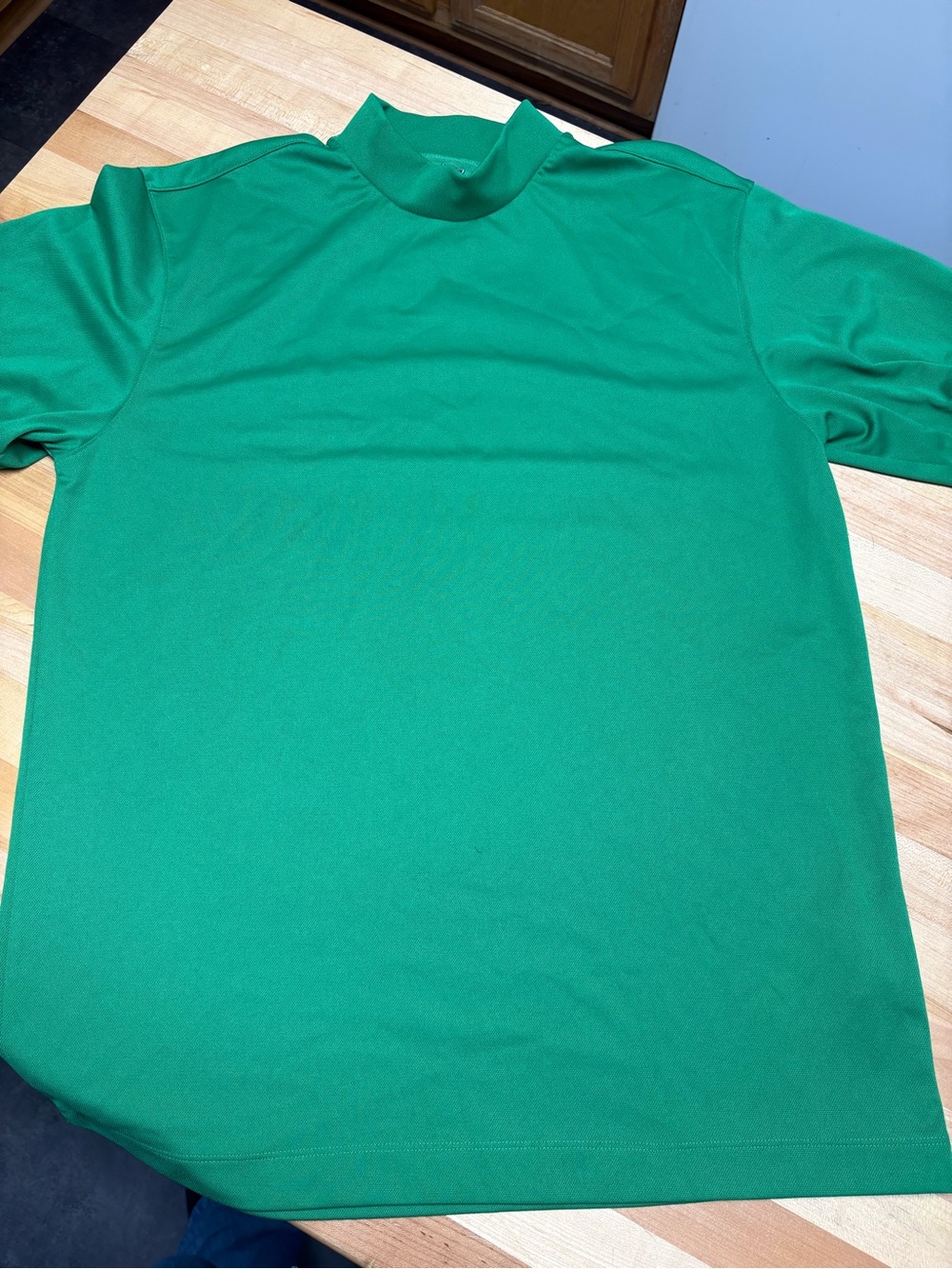 Nike Green Golf Polo with Shield Emblem